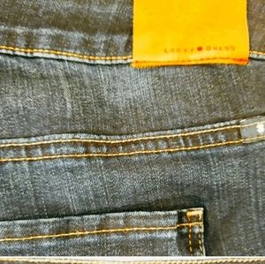 Lucky Brand Cropped Raw Edge Jeans 18W